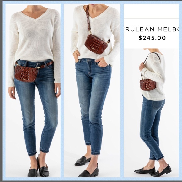 Brahmin LIL CERULEAN MELBOURNE Convertible Bag NWT. PRICE IS FIRM - Picture 4 of 8